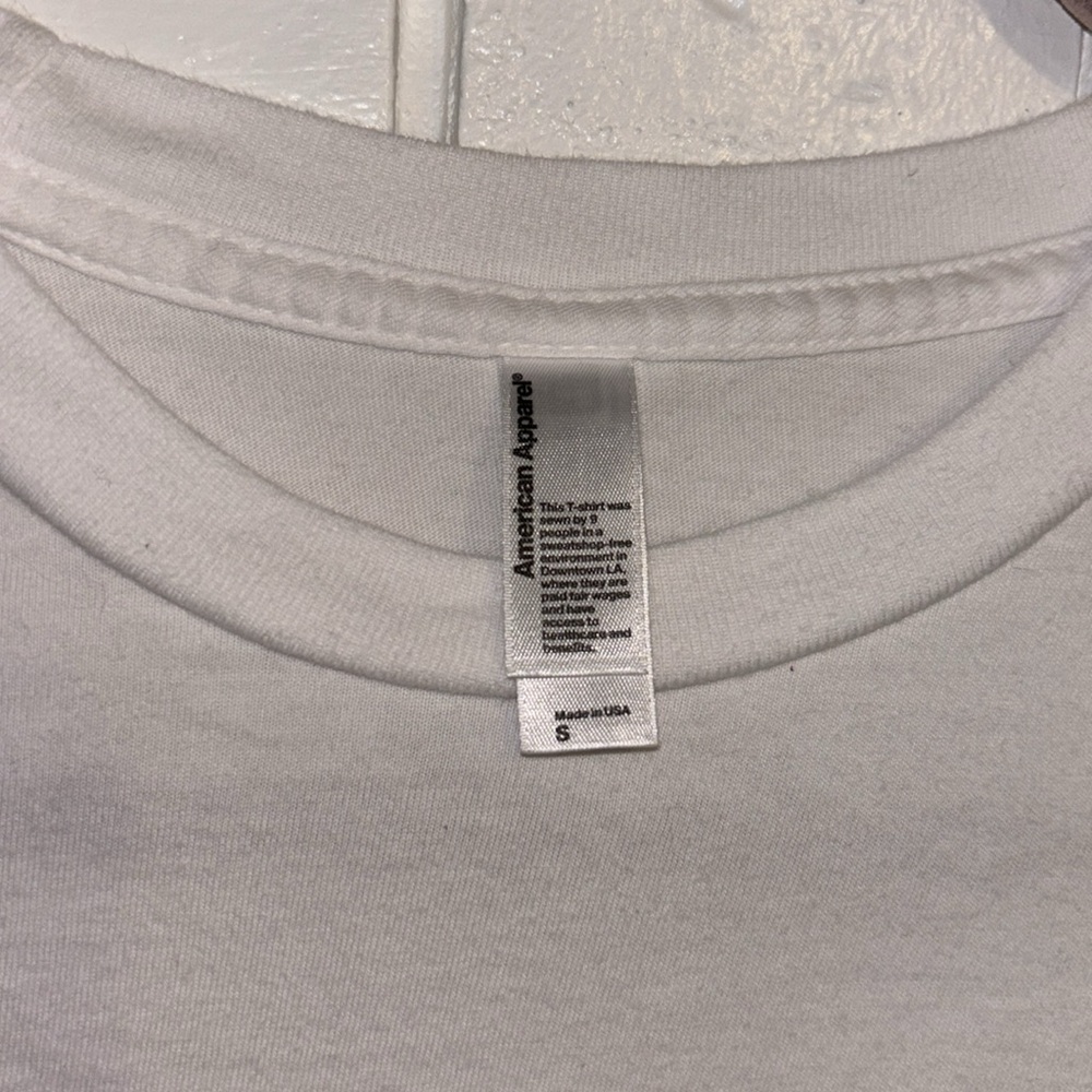 American Apparel Women’s Brunette Blonde Best Friend T-Shirt Size Small - Picture 4 of 5